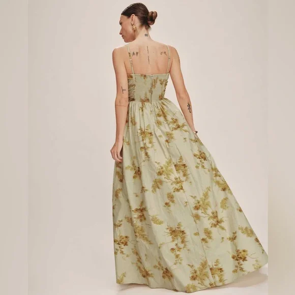 Reformation Kastoria Dress - Golden Hour - Picture 3 of 7